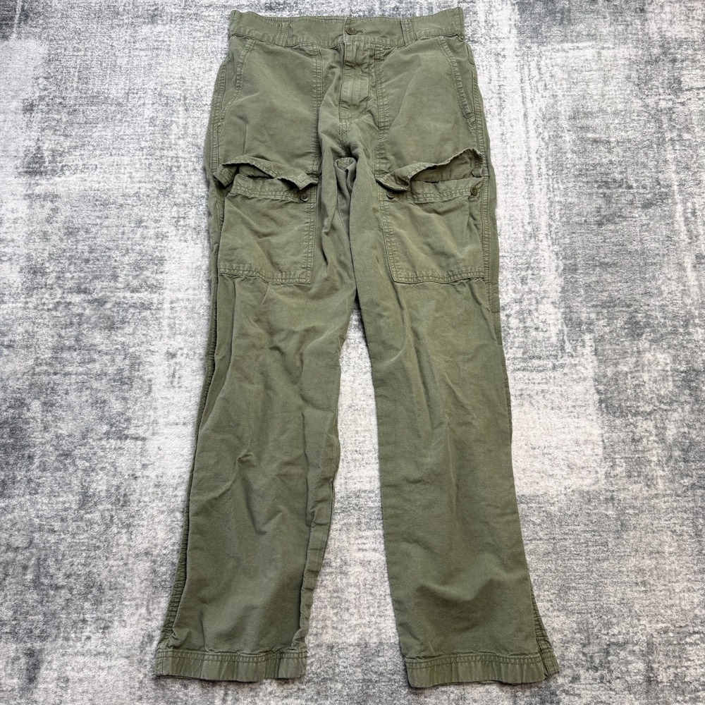 Madewell Pants‎ Mens 28 Military Green Garment Dyed Hybrid Cargo Surplus Hemp